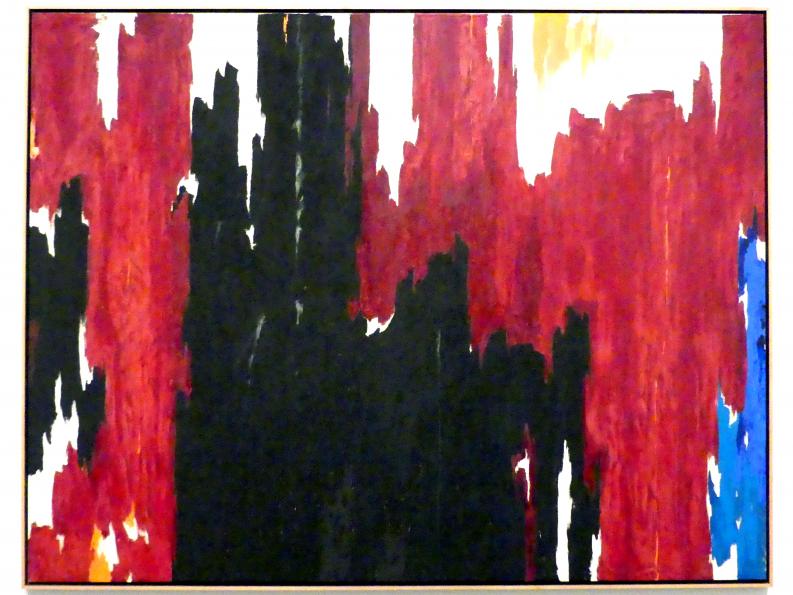 Clyfford Still (1944–1965), Ohne Titel, New York, Metropolitan Museum of Art (Met), Saal 921, 1960, Bild 1/2