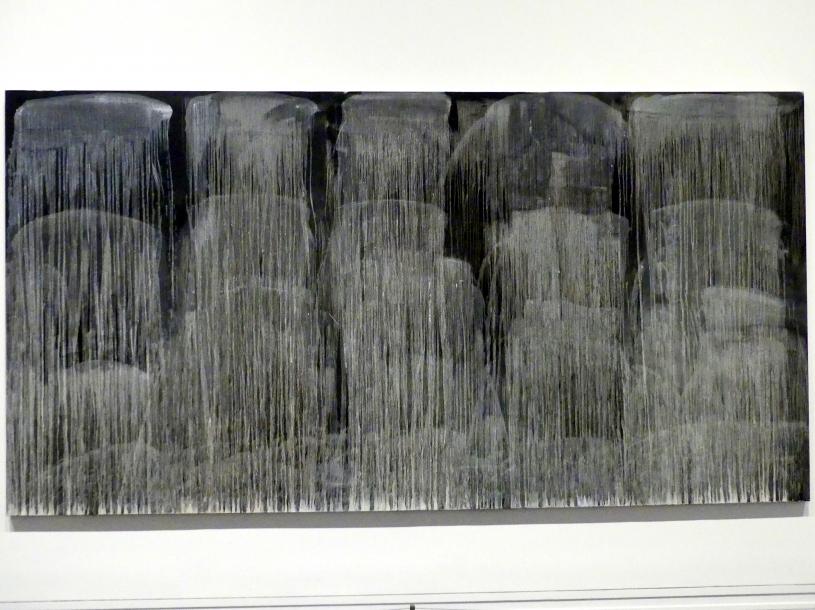 Pat Steir (1985–1991), Sechzehn Wasserfälle mit Träumen, Erinnerungen und Gefühlen, New York, Metropolitan Museum of Art (Met), Saal 925, 1990, Bild 1/2