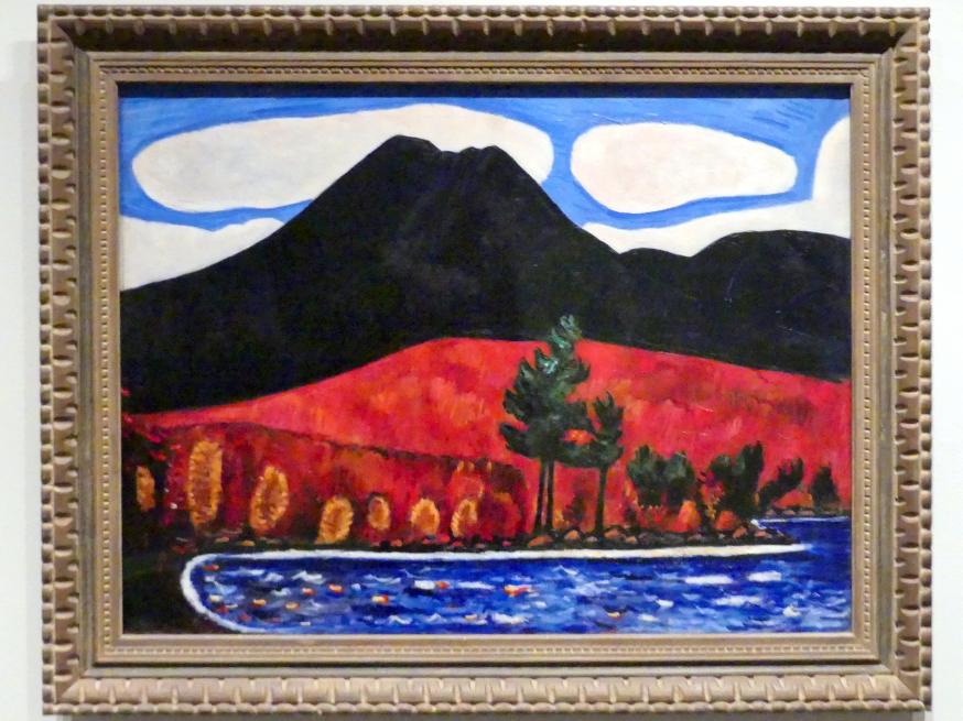 Marsden Hartley (1939), Mount Katahdin, Maine, Nr. 2, New York, Metropolitan Museum of Art (Met), Saal 900, 1939–1940