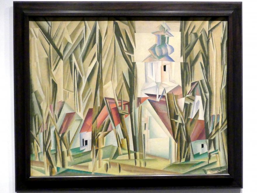 Lyonel Feininger (1907–1940), Lehnstedt, New York, Metropolitan Museum of Art (Met), Saal 900, 1917