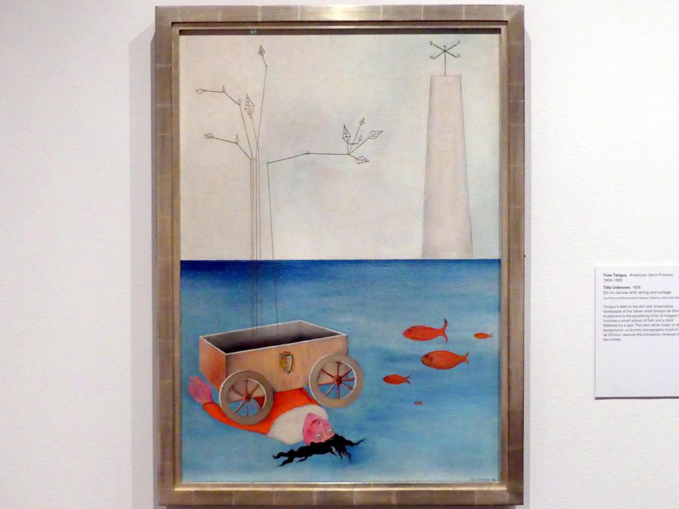 Yves Tanguy (1926–1954), Titel unbekannt, New York, Metropolitan Museum of Art (Met), Saal 901, 1926