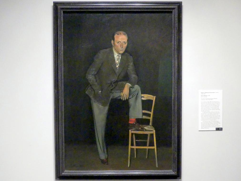 Balthus (Balthasar Kłossowski de Rola) (1935–1957), Pierre Matisse, New York, Metropolitan Museum of Art (Met), Saal 903, 1938