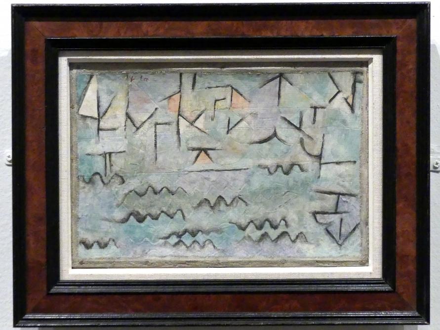 Paul Klee (1904–1940), Der Rhein bei Duisburg, New York, Metropolitan Museum of Art (Met), Saal 912, 1937, Bild 1/2
