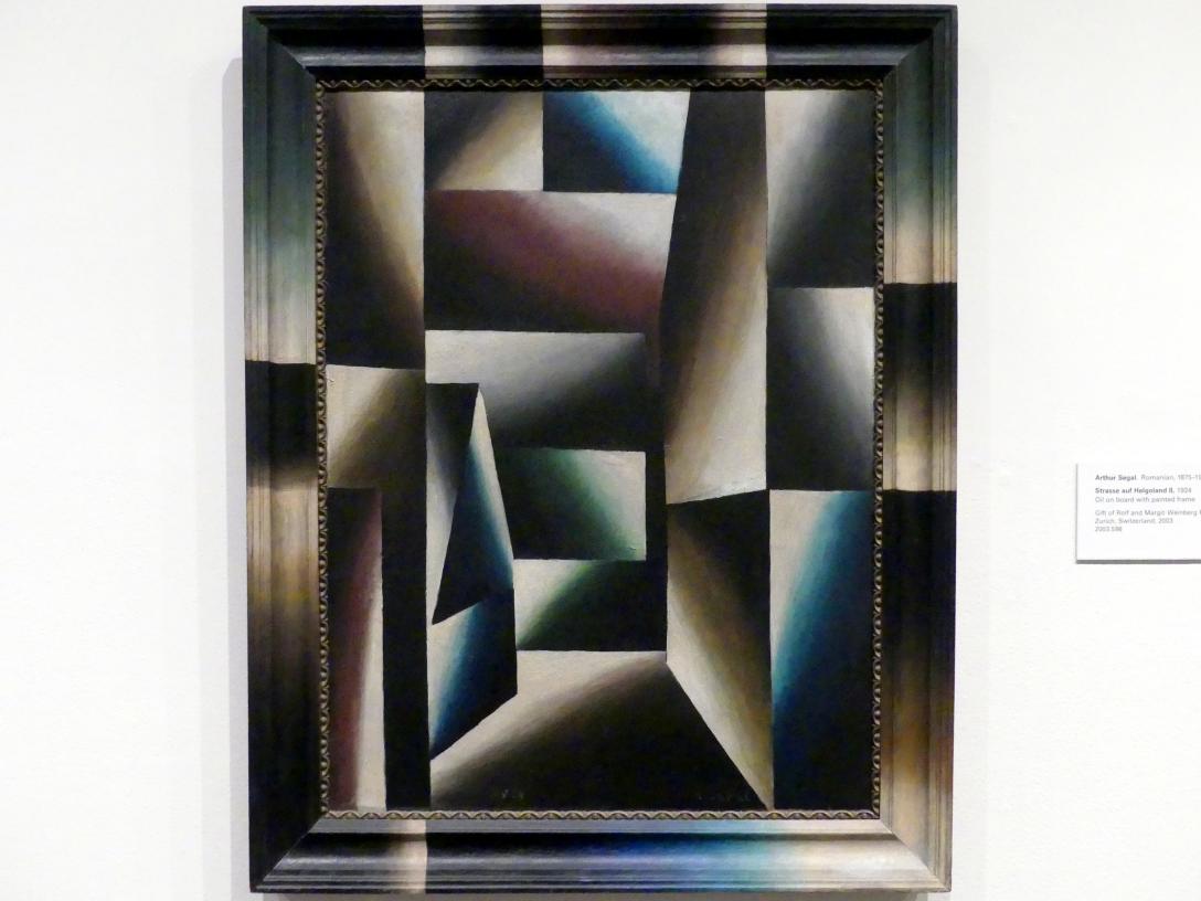 Arthur Aron Segal (1920–1924), Straße auf Helgoland II, New York, Metropolitan Museum of Art (Met), Saal 912, 1924, Bild 1/2