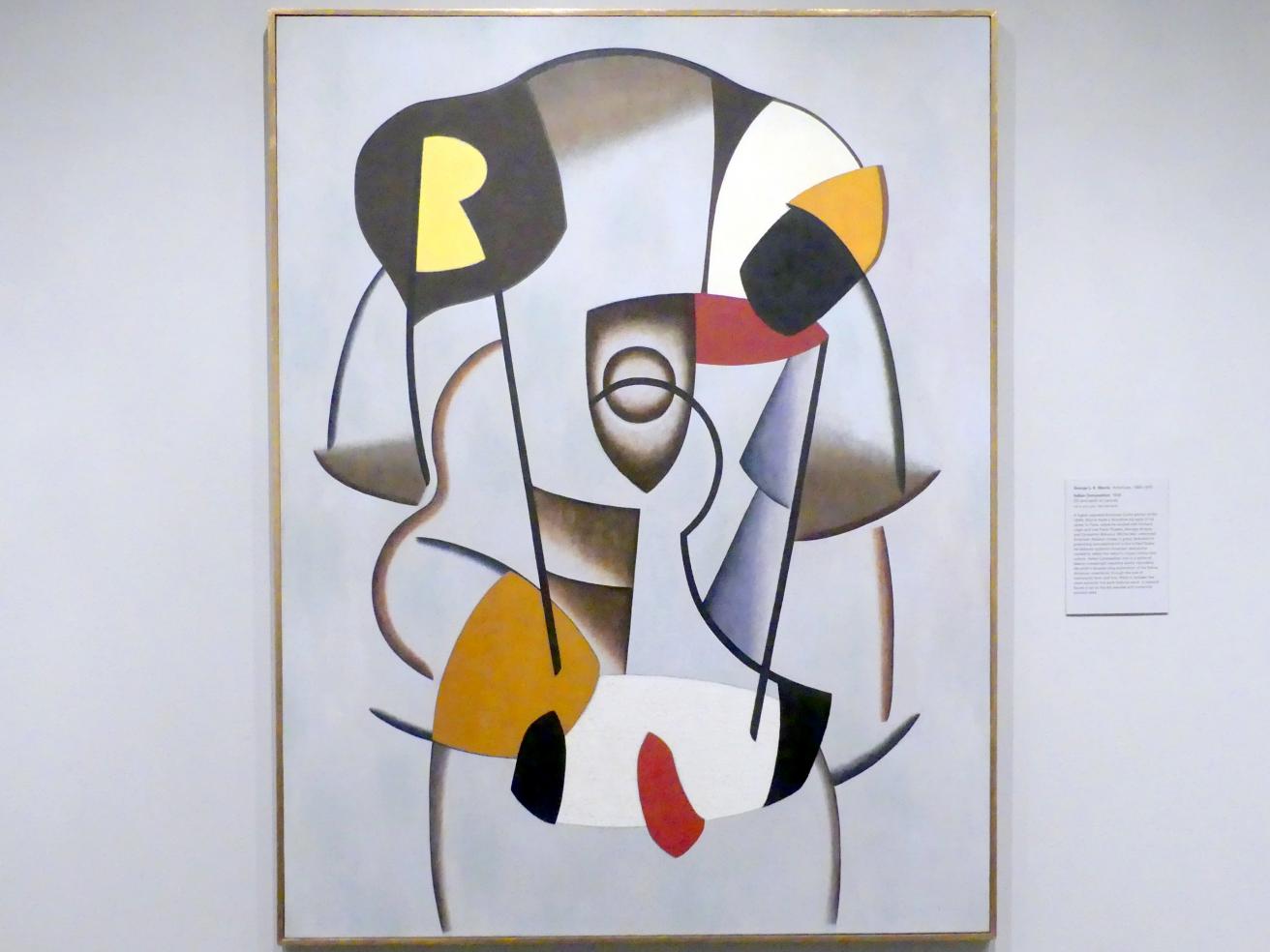 George L.K. Morris (1938), Indianische Komposition, New York, Metropolitan Museum of Art (Met), Saal 911, 1938