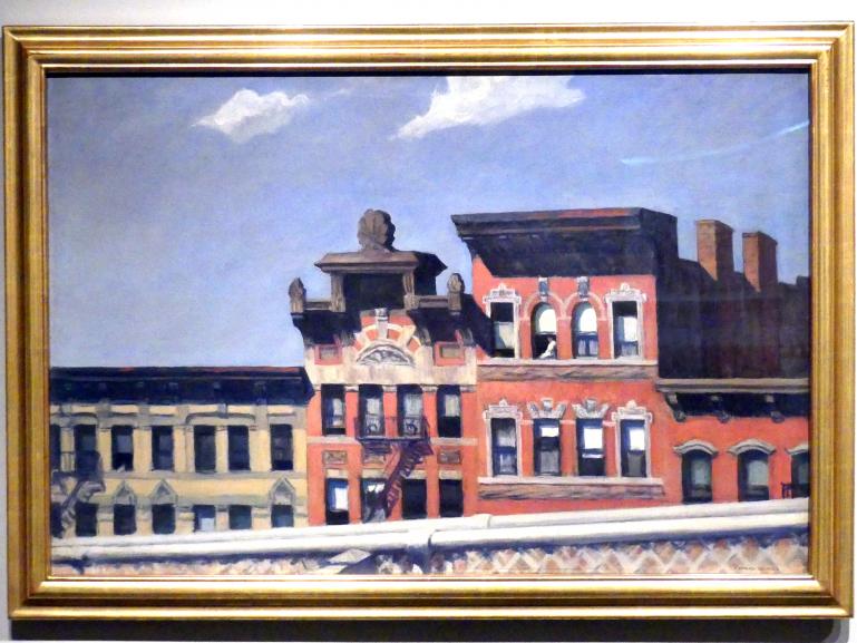 Edward Hopper (1921–1944), Von der Williamsburg Bridge, New York, Metropolitan Museum of Art (Met), Saal 909, 1928, Bild 1/2
