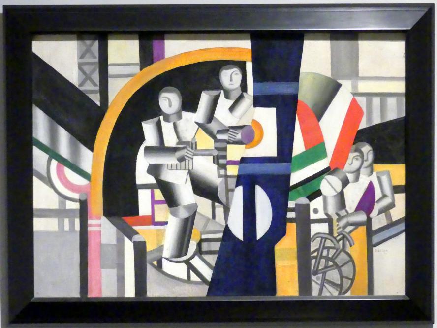 Fernand Léger (1912–1954), Die Bauarbeiter, New York, Metropolitan Museum of Art (Met), Saal 909, 1920
