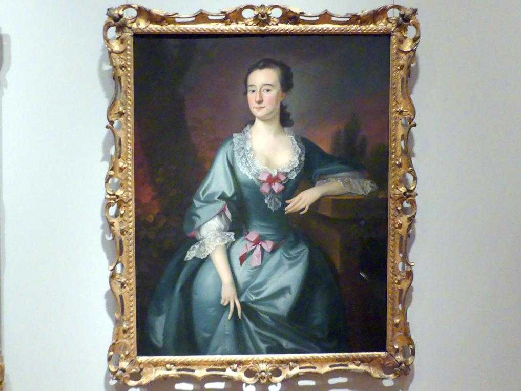 Joseph Blackburn (1754–1762), Mrs. David Chesebrough, New York, Metropolitan Museum of Art (Met), Saal 747, 1754, Bild 1/2