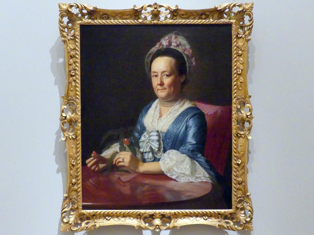 John Singleton Copley (1764–1798), Mrs. John Winthrop, New York, Metropolitan Museum of Art (Met), Saal 748, 1773, Bild 1/2