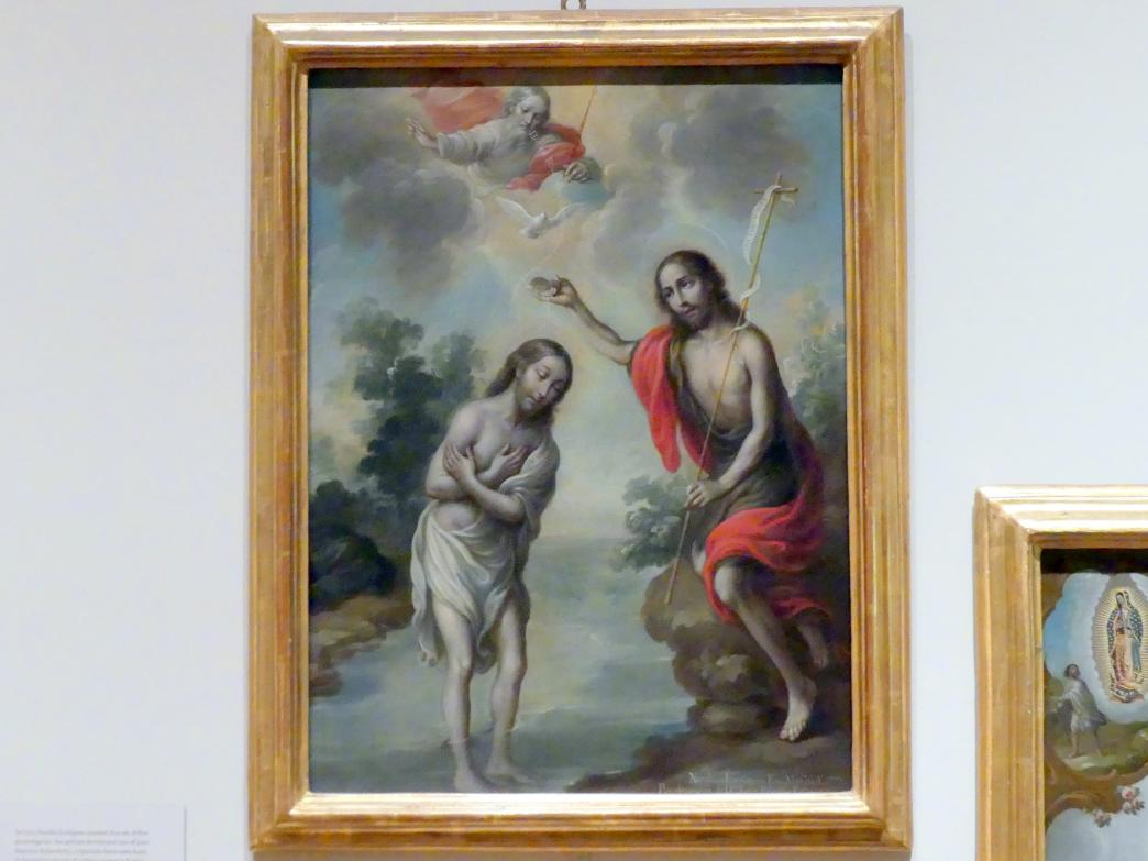 Nicolás Enríquez (1773), Taufe Christi, New York, Metropolitan Museum of Art (Met), Saal 749, 1773, Bild 1/2