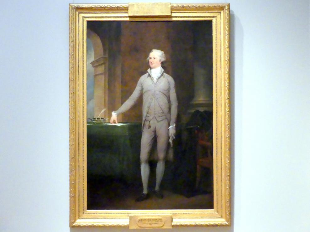 John Trumbull (1792), Alexander Hamilton, New York, Metropolitan Museum of Art (Met), Saal 755, 1792, Bild 1/2