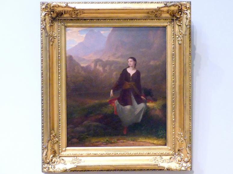 Washington Allston (1831), Das spanische Mädchen in Träumerei, New York, Metropolitan Museum of Art (Met), Saal 756, 1831