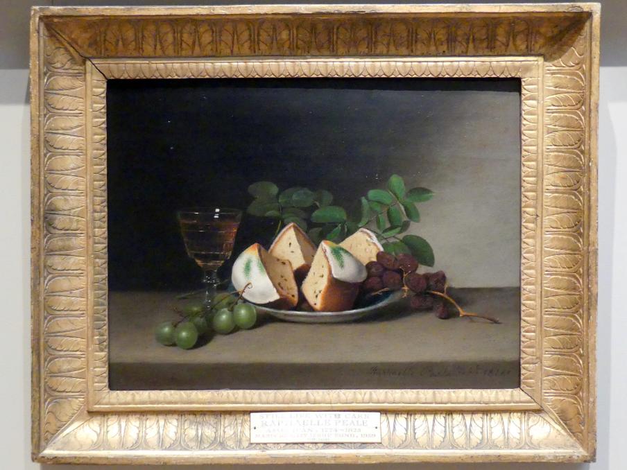 Raphaelle Peale (1818), Stillleben mit Kuchen, New York, Metropolitan Museum of Art (Met), Saal 756, 1818, Bild 1/2