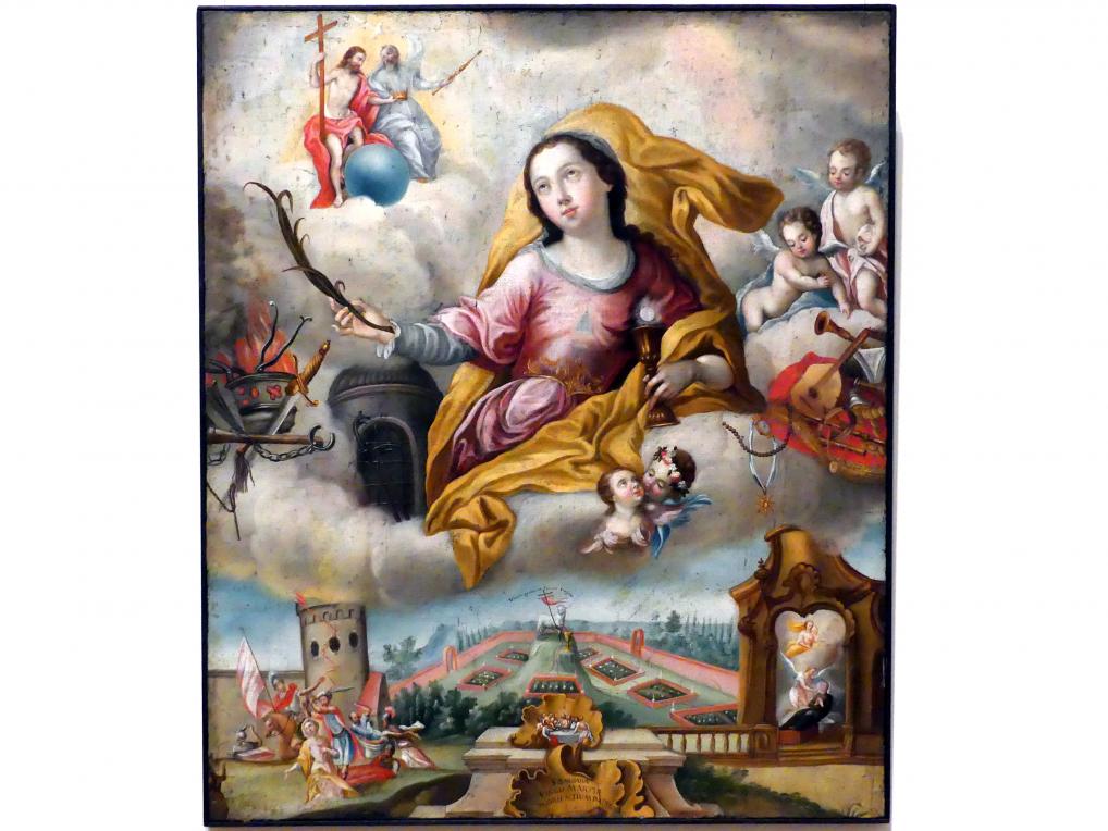Heilige Barbara, New York, Metropolitan Museum of Art (Met), Saal 757, Letztes Viertel 18. Jhd., Bild 1/2