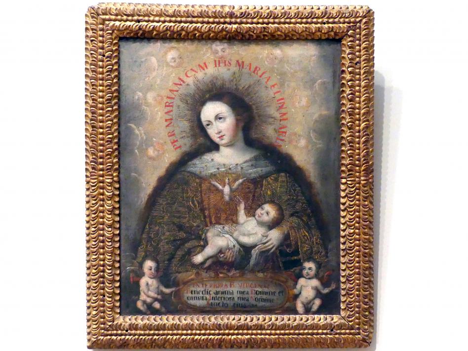 Die Seele der Jungfrau Maria, New York, Metropolitan Museum of Art (Met), Saal 757, 18. Jhd.