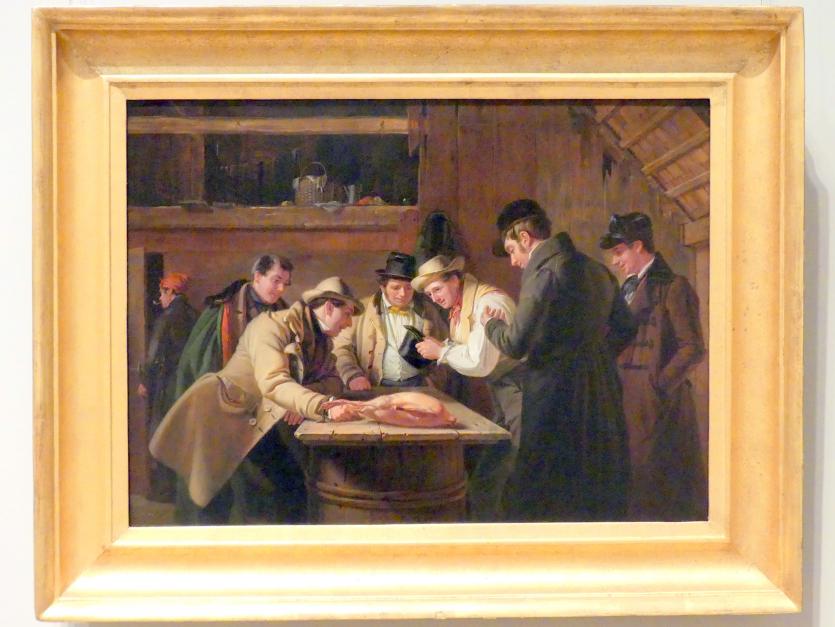 William Sidney Mount (1837–1840), Die Verlosung (Verlosung um die Gans), New York, Metropolitan Museum of Art (Met), Saal 758, 1837, Bild 1/2