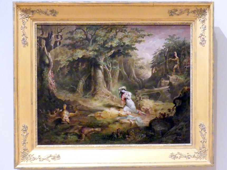 John Quidor (1832), Leatherstockings Rettung, New York, Metropolitan Museum of Art (Met), Saal 758, 1832, Bild 1/2