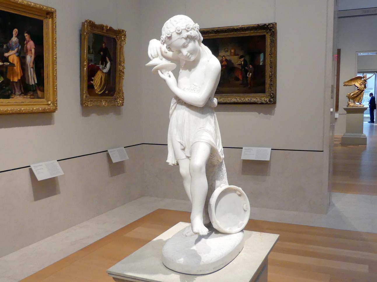 Thomas Crawford (1842–1850), Genius der Geburt, New York, Metropolitan Museum of Art (Met), Saal 758, 1842, Bild 1/5