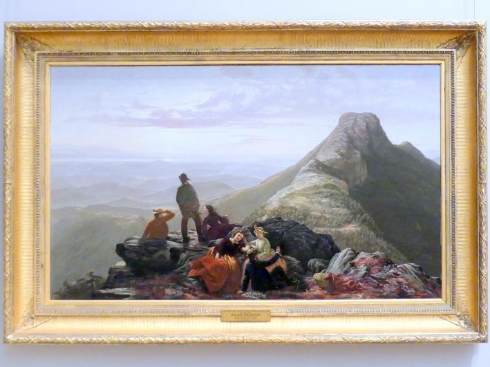Jerome B. Thompson (1858), Die verspätete Party auf dem Mansfield Mountain, New York, Metropolitan Museum of Art (Met), Saal 759, 1858