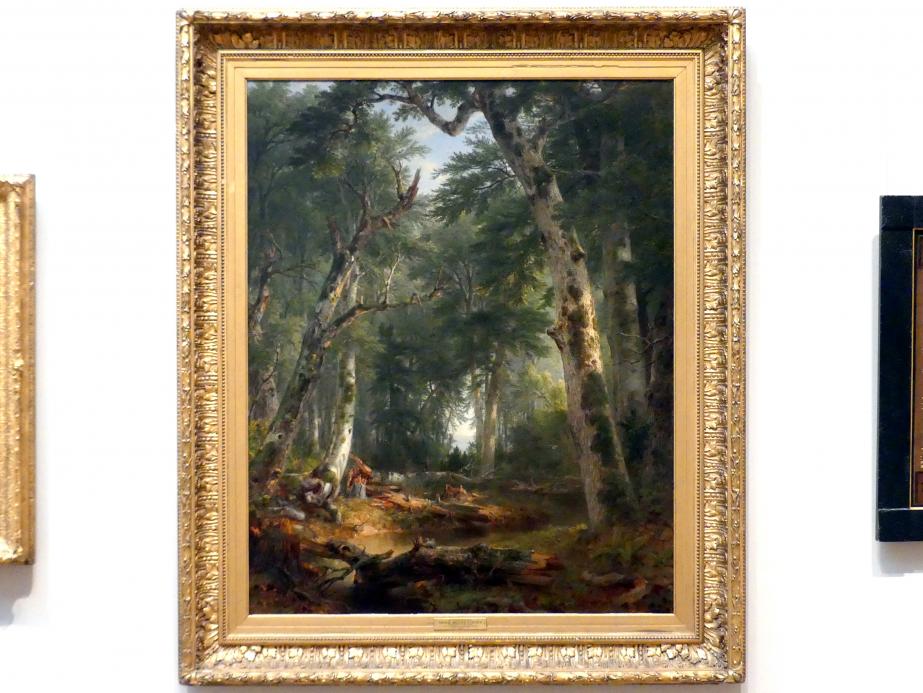Asher Brown Durand (1833–1865), Im Wald, New York, Metropolitan Museum of Art (Met), Saal 759, 1855