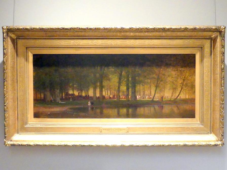 Worthington Whittredge (1867–1885), Das Camp Meeting, New York, Metropolitan Museum of Art (Met), Saal 761, 1874, Bild 1/2