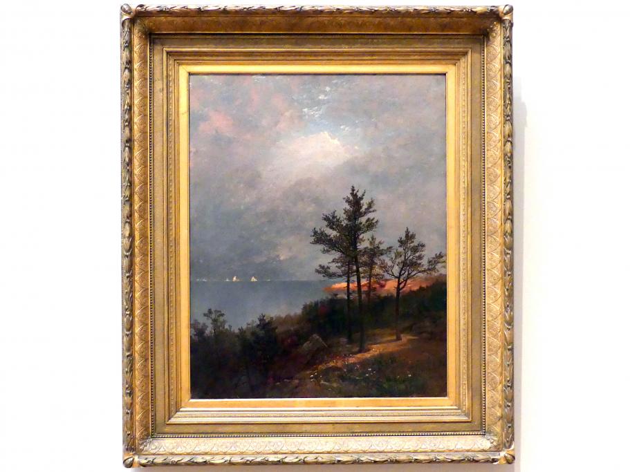 John Frederick Kensett (1852–1872), Aufziehender Sturm am Long Island Sound, New York, Metropolitan Museum of Art (Met), Saal 761, 1872