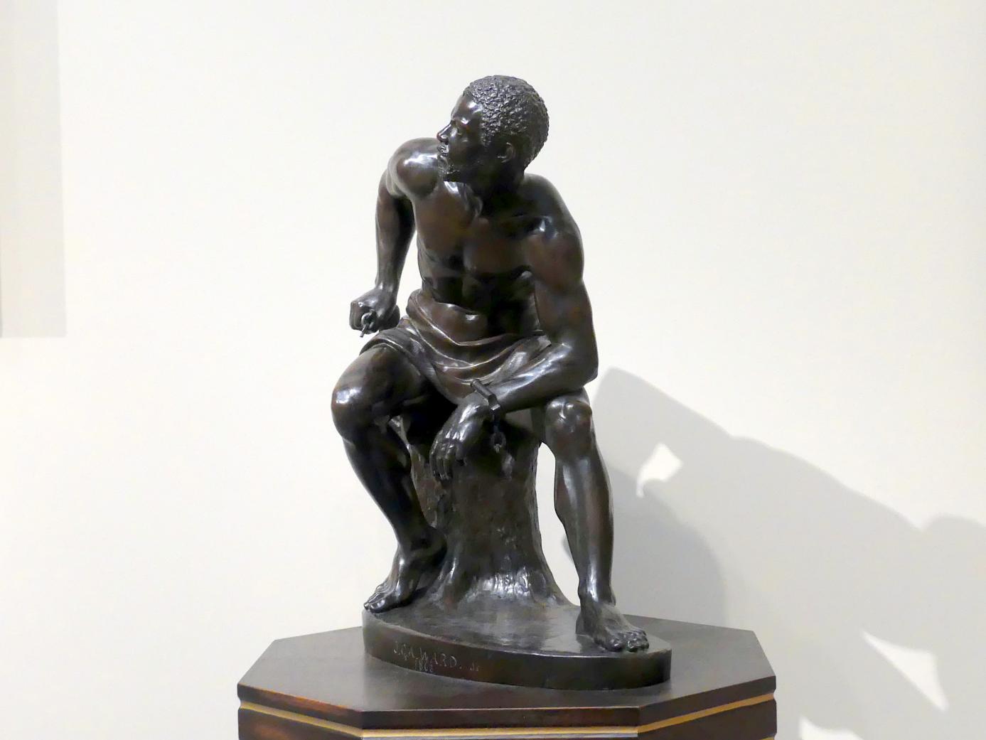 John Quincy Adams Ward (1860–1865), Der Freigelassene, New York, Metropolitan Museum of Art (Met), Saal 762, 1863, Bild 1/5