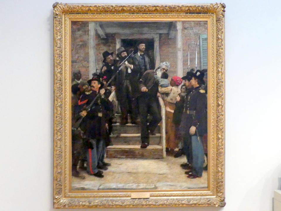 Thomas Hovenden (1883), Die letzten Momente von John Brown, New York, Metropolitan Museum of Art (Met), Saal 762, 1882–1884, Bild 1/2