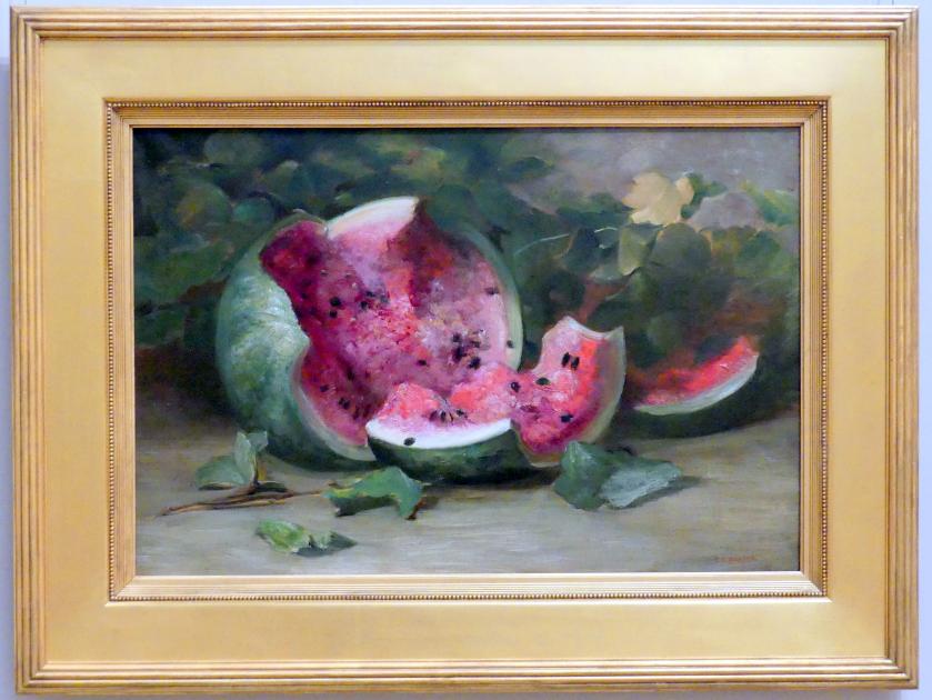 Charles Ethan Porter (1890), Ohne Titel (Aufgebrochene Wassermelone), New York, Metropolitan Museum of Art (Met), Saal 762, um 1890, Bild 1/2
