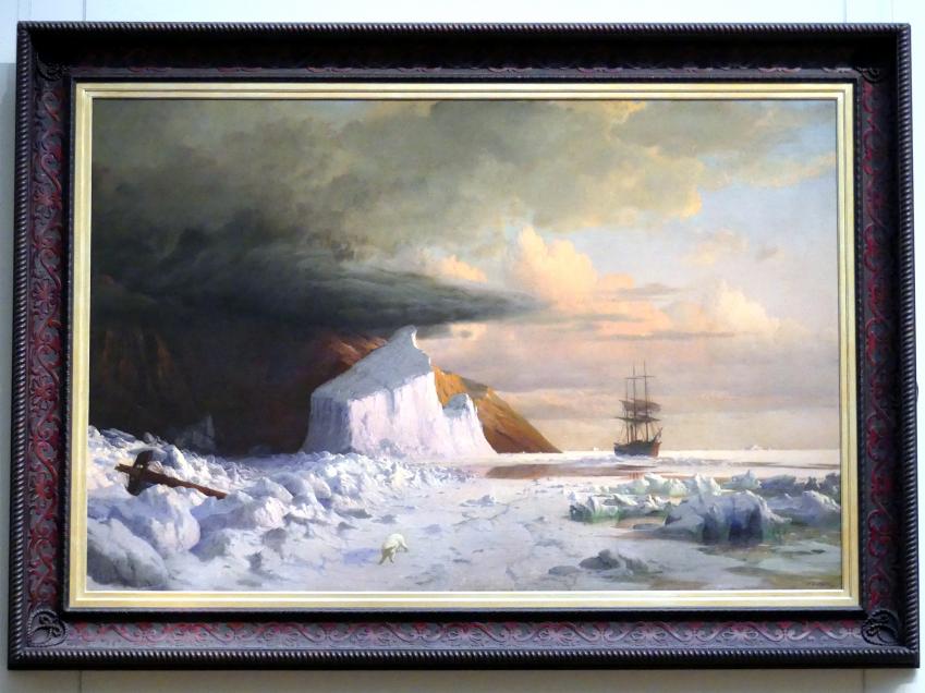 William Bradford (1871), Ein arktischer Sommer: Eisbrecher in Melville Bay, New York, Metropolitan Museum of Art (Met), Saal 760, 1871, Bild 1/2