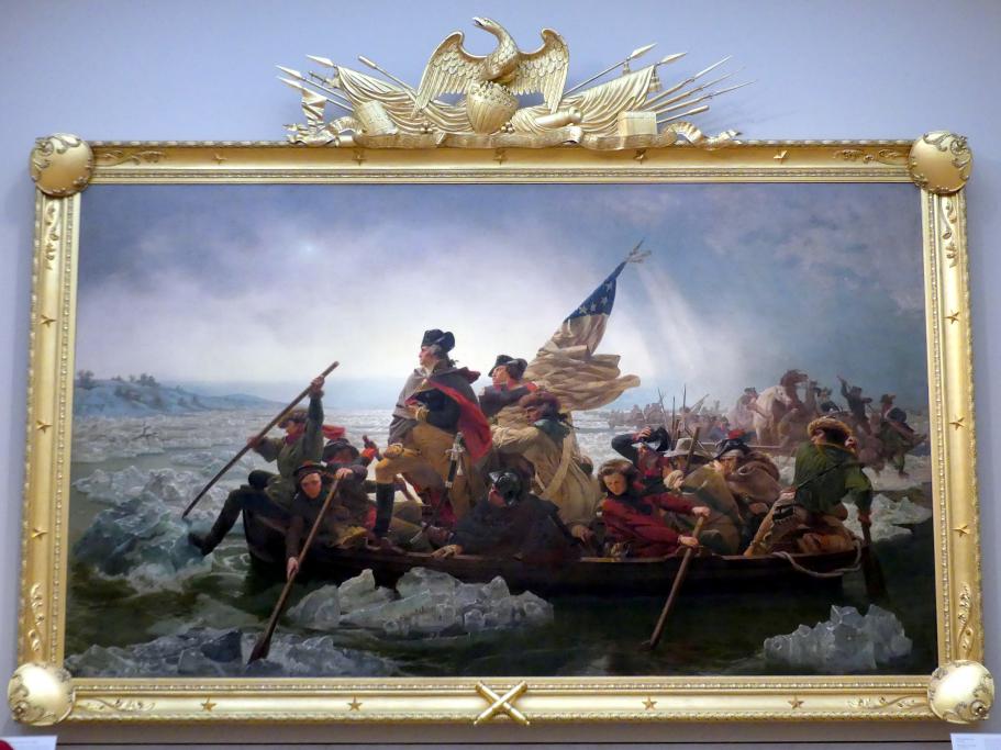 Emanuel Leutze (1851), Washington überquert den Delaware, New York, Metropolitan Museum of Art (Met), Saal 760, 1851, Bild 1/2
