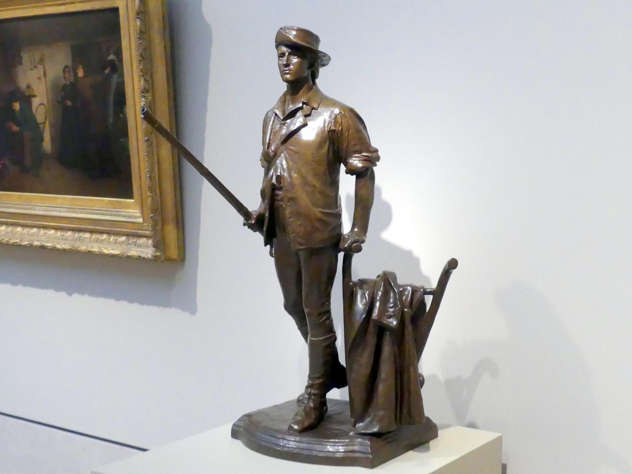 Daniel Chester French (1873–1913), Der Concord Minuteman von 1775, New York, Metropolitan Museum of Art (Met), Saal 763, 1871–1875, Bild 2/4