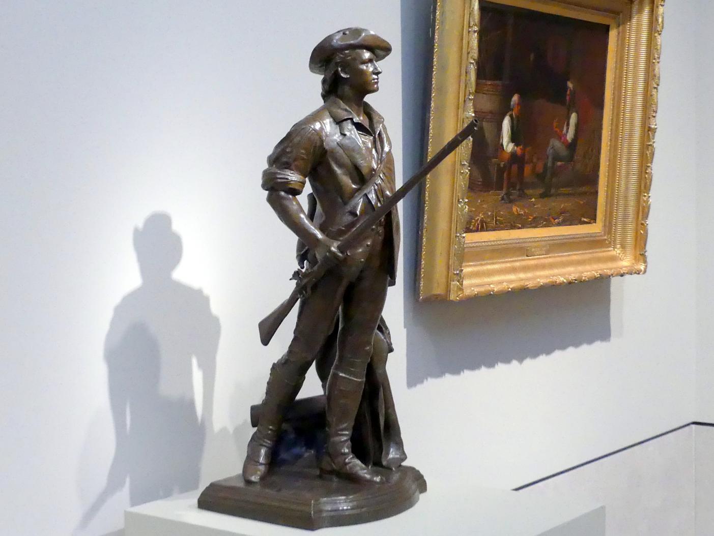 Daniel Chester French (1873–1913), Der Concord Minuteman von 1775, New York, Metropolitan Museum of Art (Met), Saal 763, 1871–1875, Bild 3/4