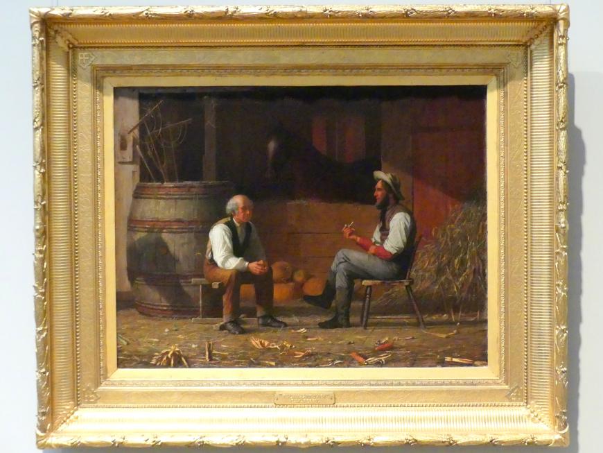 Enoch Wood Perry (1872–1874), Darüber reden, New York, Metropolitan Museum of Art (Met), Saal 763, 1872, Bild 1/2