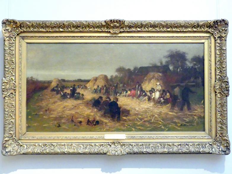 Eastman Johnson (1864–1876), Maisernte in Nantucket, New York, Metropolitan Museum of Art (Met), Saal 763, um 1875, Bild 1/2