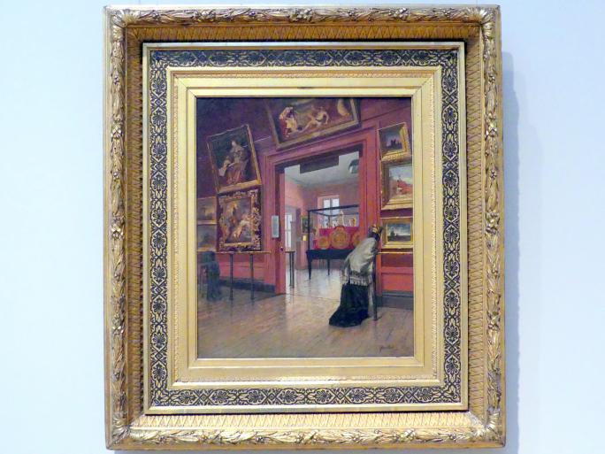 Frank Waller (1881), Innenansicht des Metropolitan Museum of Art in der Fourteenth Street, New York, Metropolitan Museum of Art (Met), Saal 763, 1881