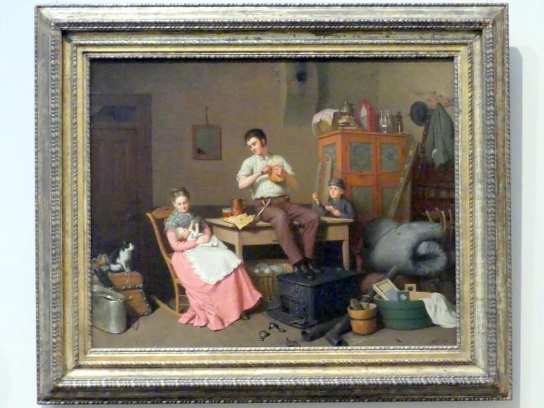Henry Mosler (1870), Gerade umgezogen, New York, Metropolitan Museum of Art (Met), Saal 763, 1870, Bild 1/2