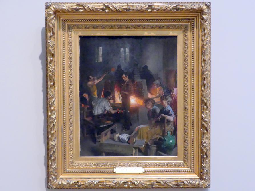 Charles Frederic Ulrich (1886), Glasbläser von Murano, New York, Metropolitan Museum of Art (Met), Saal 764, 1886