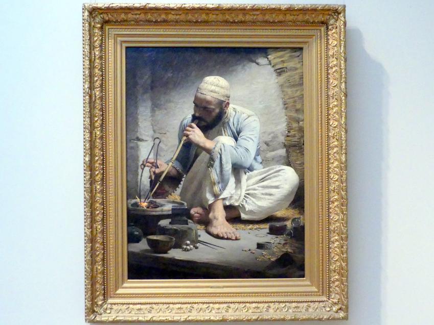 Charles Sprague Pearce (1882), Arabischer Goldschmied, New York, Metropolitan Museum of Art (Met), Saal 766, um 1882