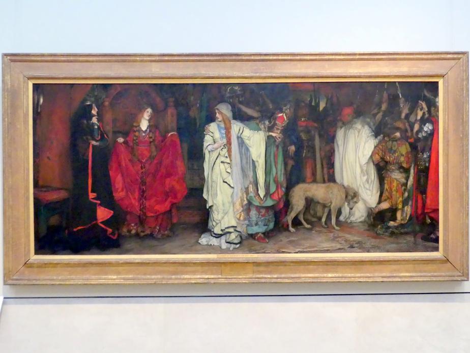 Edwin Austin Abbey (1898), König Lear, 1. Akt, 1.Szene, New York, Metropolitan Museum of Art (Met), Saal 766, 1898, Bild 1/2