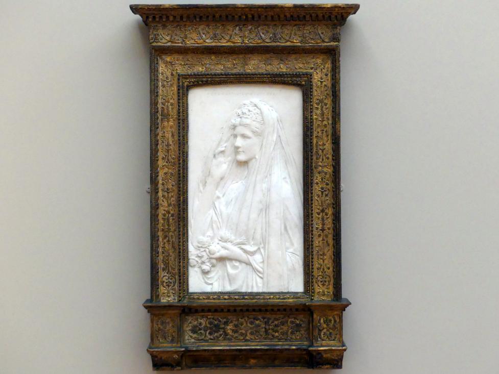 Augustus Saint-Gaudens (1872–1905), Frau Stanford White (Bessie Springs Smith), New York, Metropolitan Museum of Art (Met), Saal 768, 1884, Bild 1/2