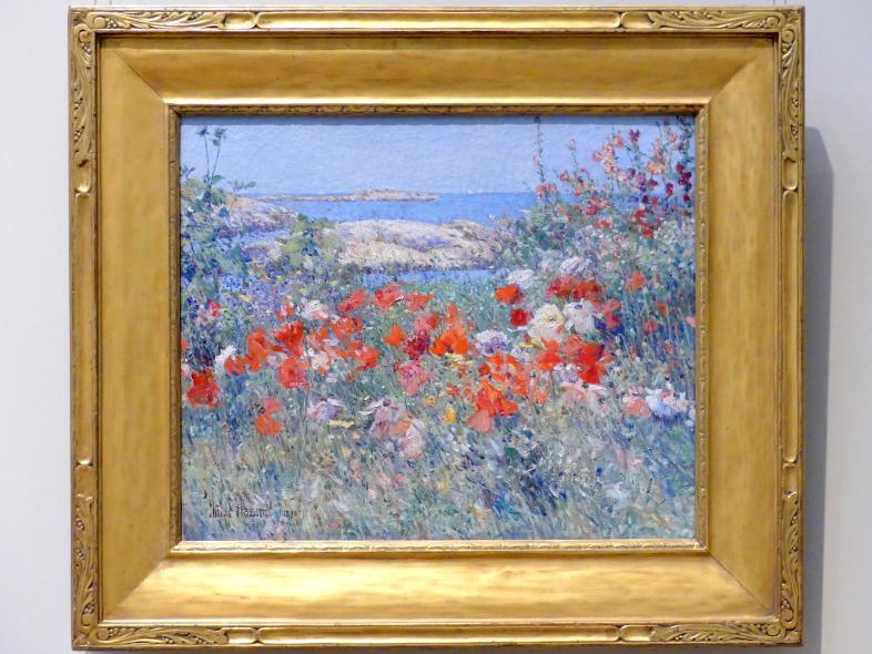 Childe Hassam (1890–1918), Der Garten von Celia Thaxter, Isles of Shoals, Maine, New York, Metropolitan Museum of Art (Met), Saal 769, 1890, Bild 1/2