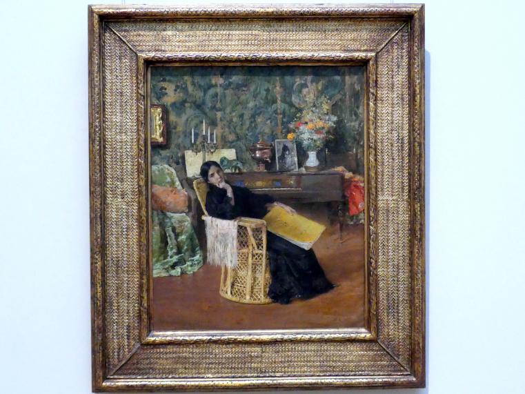 William Merritt Chase (1872–1896), Im Studio, New York, Metropolitan Museum of Art (Met), Saal 769, um 1892, Bild 1/2