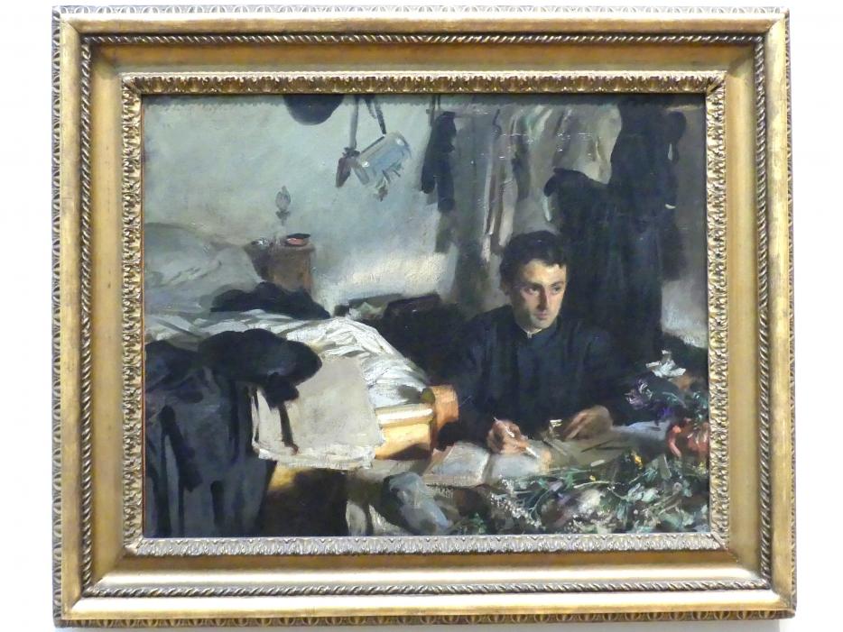 John Singer Sargent (1875–1920), Padre Sebastiano, New York, Metropolitan Museum of Art (Met), Saal 770, um 1905–1906, Bild 1/2