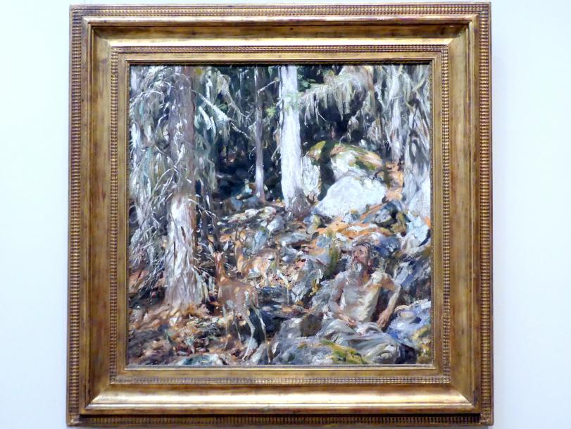 John Singer Sargent (1875–1920), Der Einsiedler (Il solitario), New York, Metropolitan Museum of Art (Met), Saal 770, 1908, Bild 1/2