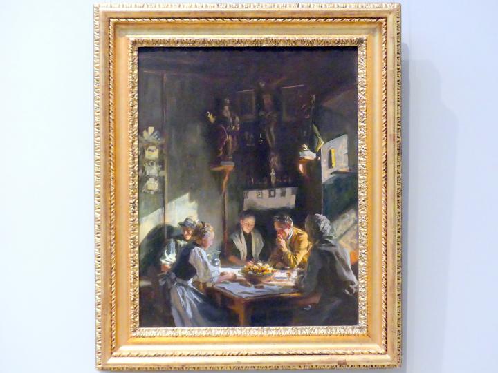 John Singer Sargent (1875–1920), Tiroler Interieur, New York, Metropolitan Museum of Art (Met), Saal 770, 1915, Bild 1/2