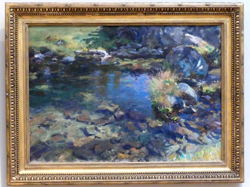 John Singer Sargent (1875–1920), Alpiner Pool, New York, Metropolitan Museum of Art (Met), Saal 770, 1907, Bild 1/2