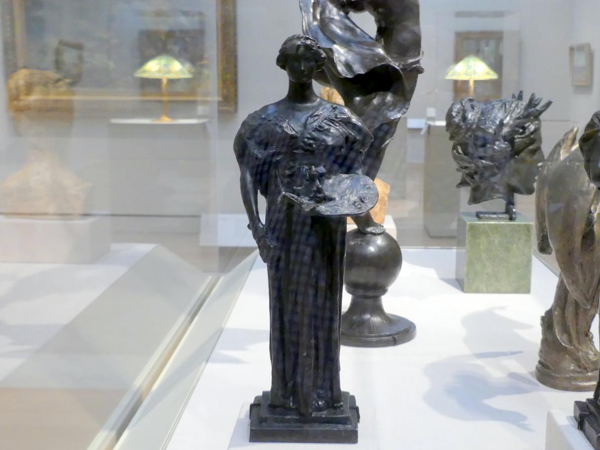 Daniel Chester French (1873–1913), Modell für eine Allegorie der Malerei und Bildhauerei, New York, Metropolitan Museum of Art (Met), Saal 770, 1899, Bild 1/2