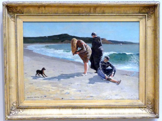 Winslow Homer (1864–1907), Eagle Head, Manchester, Massachusetts (Flut), New York, Metropolitan Museum of Art (Met), Saal 767, 1870