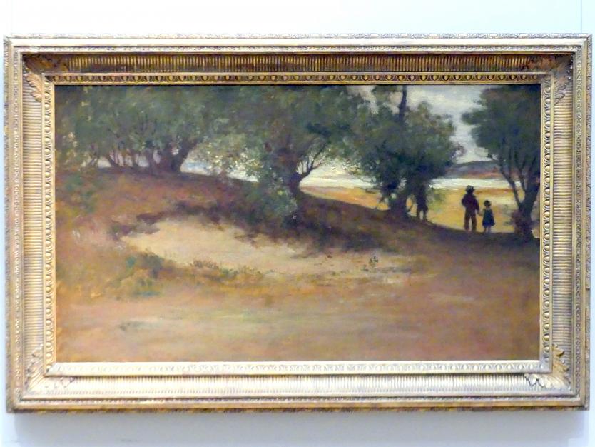 William Morris Hunt (1852–1877), Sandbank mit Weiden, Magnolie, New York, Metropolitan Museum of Art (Met), Saal 767, 1877, Bild 1/2
